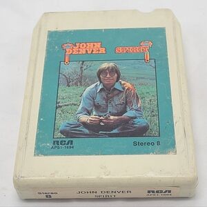 Vintage John Denver Spirit 8 Track Tape